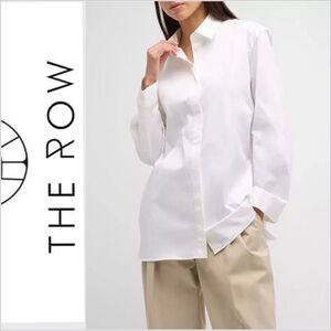 The Row oversized Big Sisea white  shirt L hidden buttons